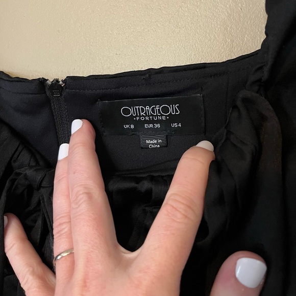 ASOS Outrageous Fortune Milkmaid Satin Jumpsuit - Picture 4 of 8